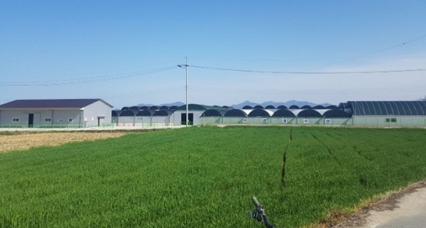 수산 u-IT융합 모델화사업 공모에 선정된 양식장.