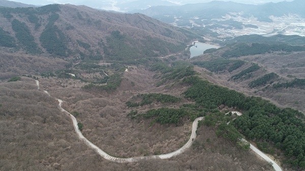 산악전기열차 도입이 추진되는 남원의 지리산 지방도 구간.