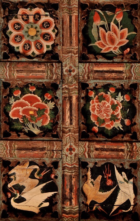 부안 내소사 대웅보전 단청문양