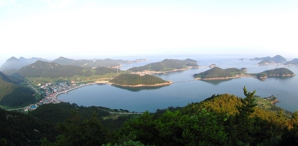 부안 위도 전경.