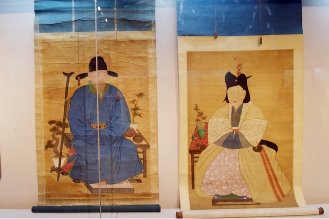 문효공 하연과 정경부인 영정