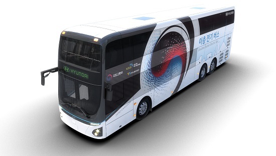 현대자동차 이층 전기버스