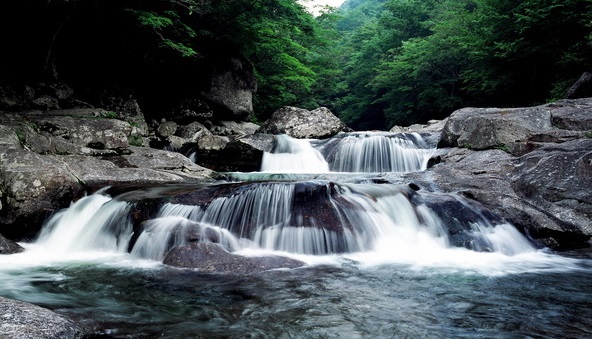 지리산 뱀사골 계곡