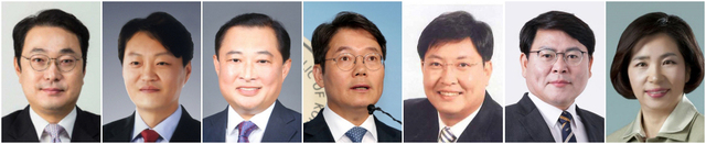 고상진, 김대중, 김성중, 김수흥, 이춘석, 전완수, 전정희