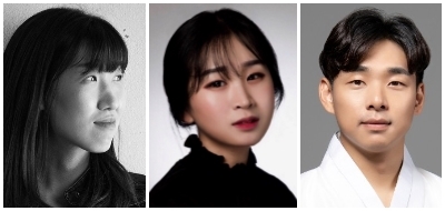 (왼쪽부터) 작가 진주, 배우 김유빈·박현영