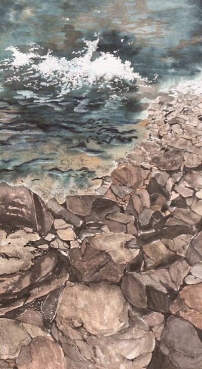 손다운 작품 '운장산 계곡'