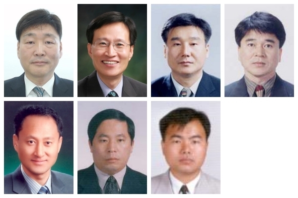 윤동욱 군산 부시장, 임민영 정읍 부시장, 허전 김제 부시장, 정철우 완주 부군수(위, 왼쪽부터), 이경진 무주 부군수, 유태희 장수 부군수, 한근호 부안 부군수(아래, 왼쪽부터)