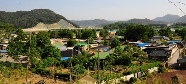 순창군 복흥면 동산마을 전경