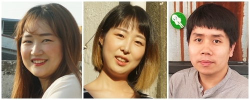 (왼쪽부터) 장지연, 이현지, 카하수완 푸총 작가
