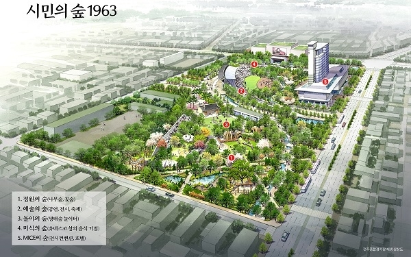 전주종합경기장 재생 상상도. 전주시 제공