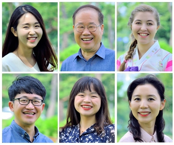 순창군 공무원 웃음콘테스트 수상자들. (윗줄 왼쪽부터) 김유나-임종록-레아모로 씨, (아랫줄 왼쪽부터) 정승태-황가영-이지영 씨.