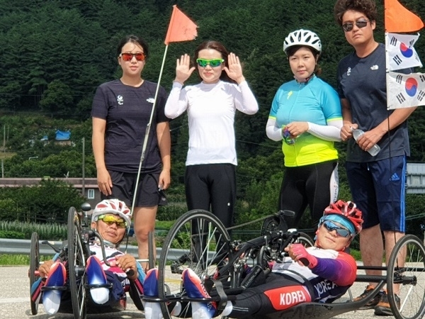 사이클 종목 선수들