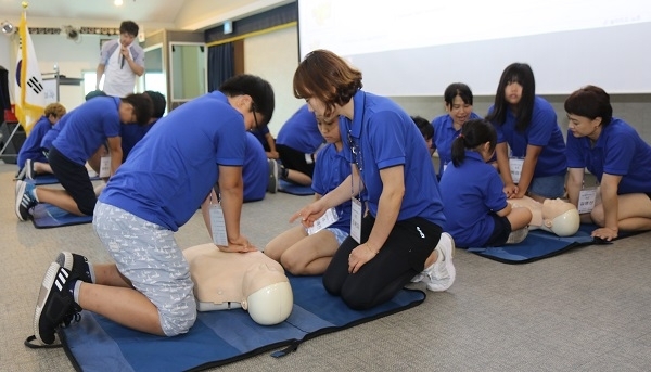 지난해 열린 청소년 스포츠안전캠프 모습