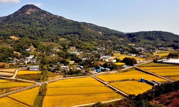 순창 동계면 구미마을 전경