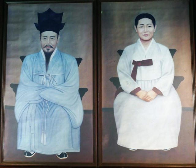 김삼의당 부부 초상화(진안 마이산의 명려각 소재)