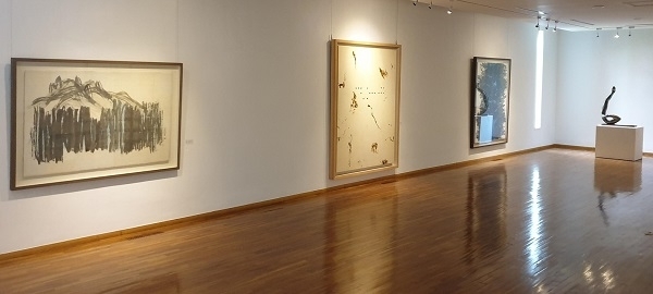 김제 벽천미술관 전시 모습.