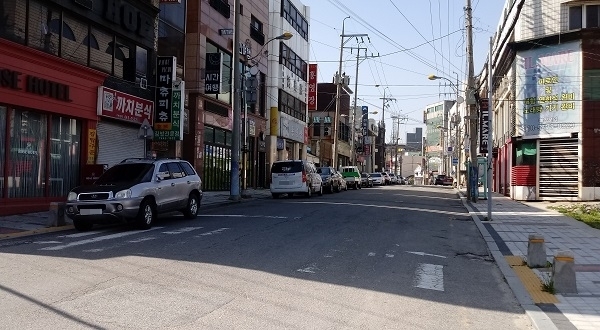 군산 짬뽕 특화거리 사업 부지.