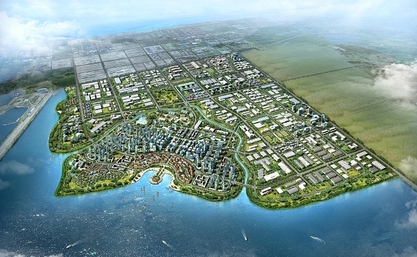 새만금 산업단지 조감도.