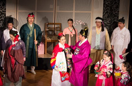 오페라 춘향전 장면(2015년 오스트리아 빈)