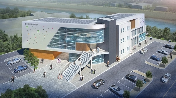 운주면 행정복지센터 조감도.