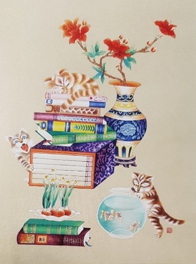 한영진 작가 '책가도'