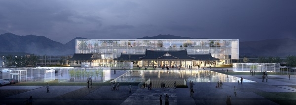 전주역사 조감도.