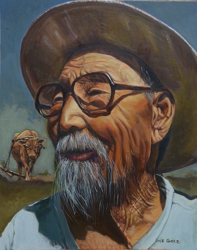 김대곤 작가 작품 '황소'