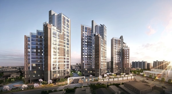 익산 오투그란데 글로벌 카운티 투시도.