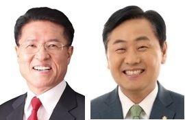 정운천 의원(왼쪽)과 김관영 의원