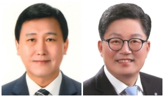 이병철 위원장(왼쪽)과 김주택 부위원장