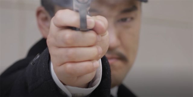 안중근 의사의 저격 재연 장면 / 사진 제공 = KBS