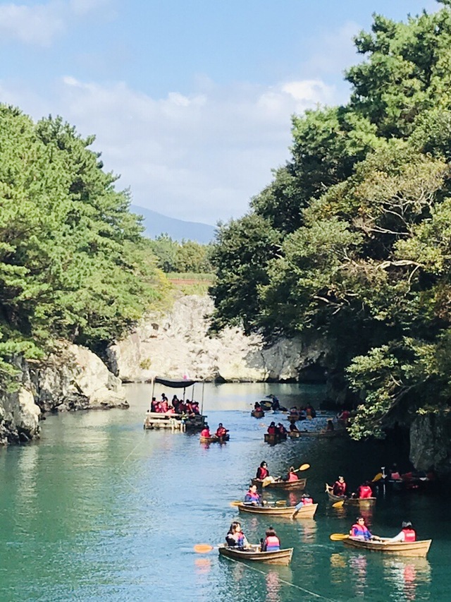쇠소깍 테우체험