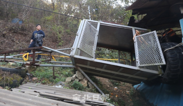 케이블카 추락 현장 / 사진 = 조현욱 기자