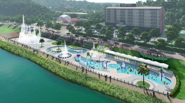 남원 요천 수변 관광자원화 사업 조감도.