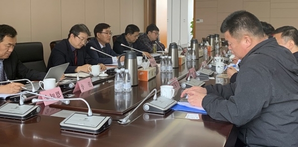 옌청시 투자관심 기업 간담회 모습.