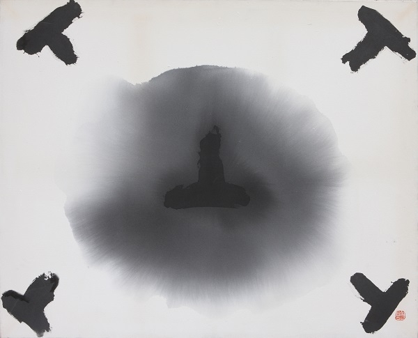송수남(1938~2013), 한지에 혼합재료, 130.5×162.5cm, 1998