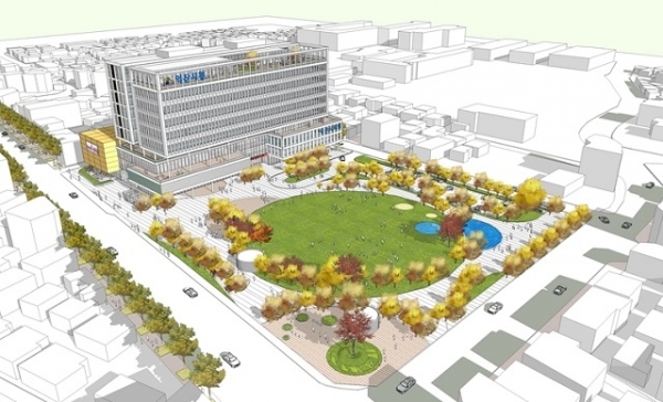 익산시 신청사 조감도.