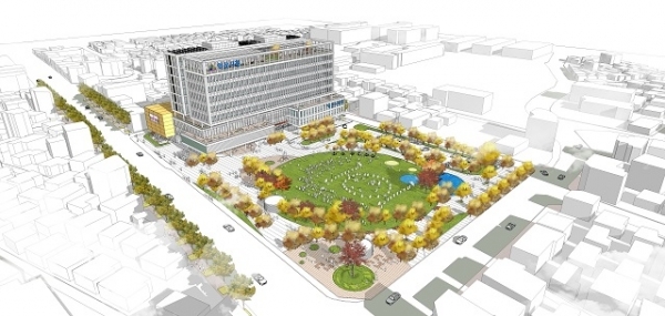 익산시 신청사 조감도.