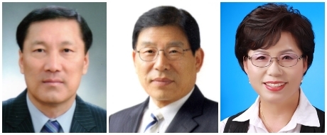 (왼쪽부터) 임두환·김형중·정성려 수필가