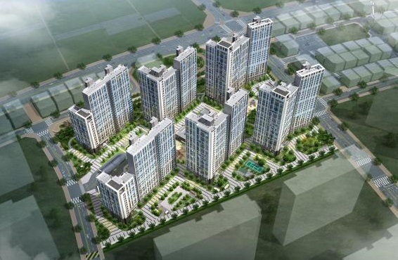 완주삼봉 A2블록 신혼희망타운 조감도.