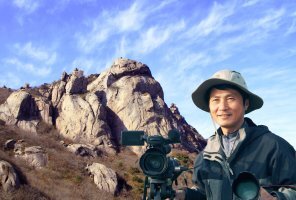 독도·금강산 사진전 선보이는 박철 씨.