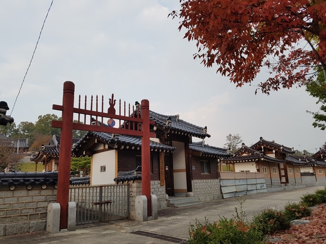 황강서원 홍살문