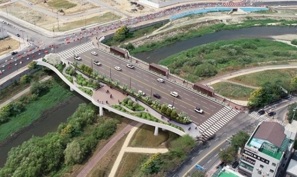 삼천횡단교량 조감도.