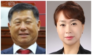 차남준 군의원과 김미란 군의원