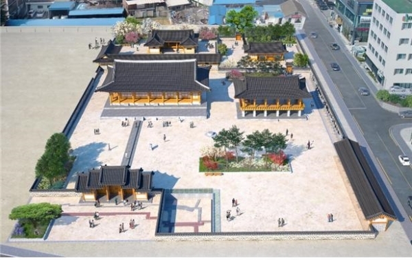 전라감영 조감도.