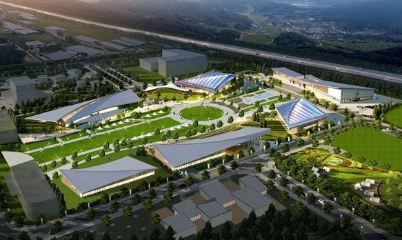 순창 참살이 발효마을 조성 조감도.