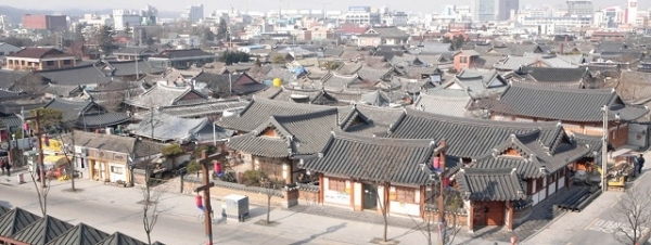 전주 한옥마을 전경. 전북일보 자료사진