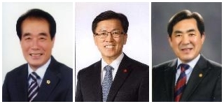 (왼쪽부터) 한완수·이명연·김종식 의원