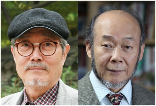 /김호운 소설가(왼쪽), 우한용 소설가