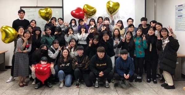 원광대 의과대학 작업치료학과 학생들